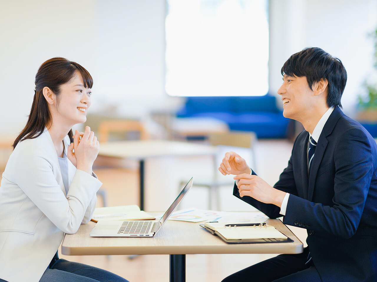 冷静な会話